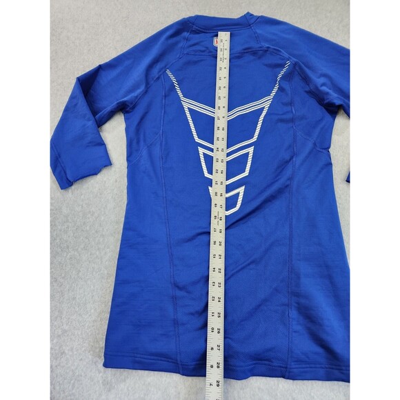 New York Giants Compression Shirt Mens Blue Nike On-Field Player Dri-Fit XL Flaw - Picture 13 of 14